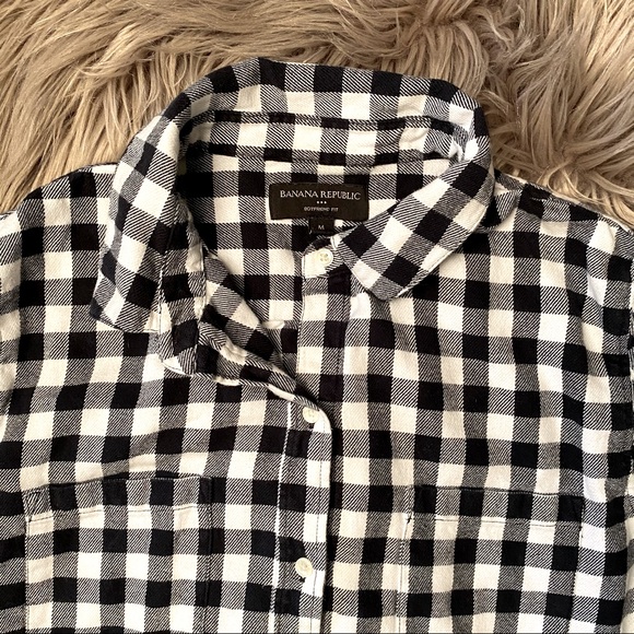 Banana Republic | Plaid Shirt | M - Picture 6 of 7
